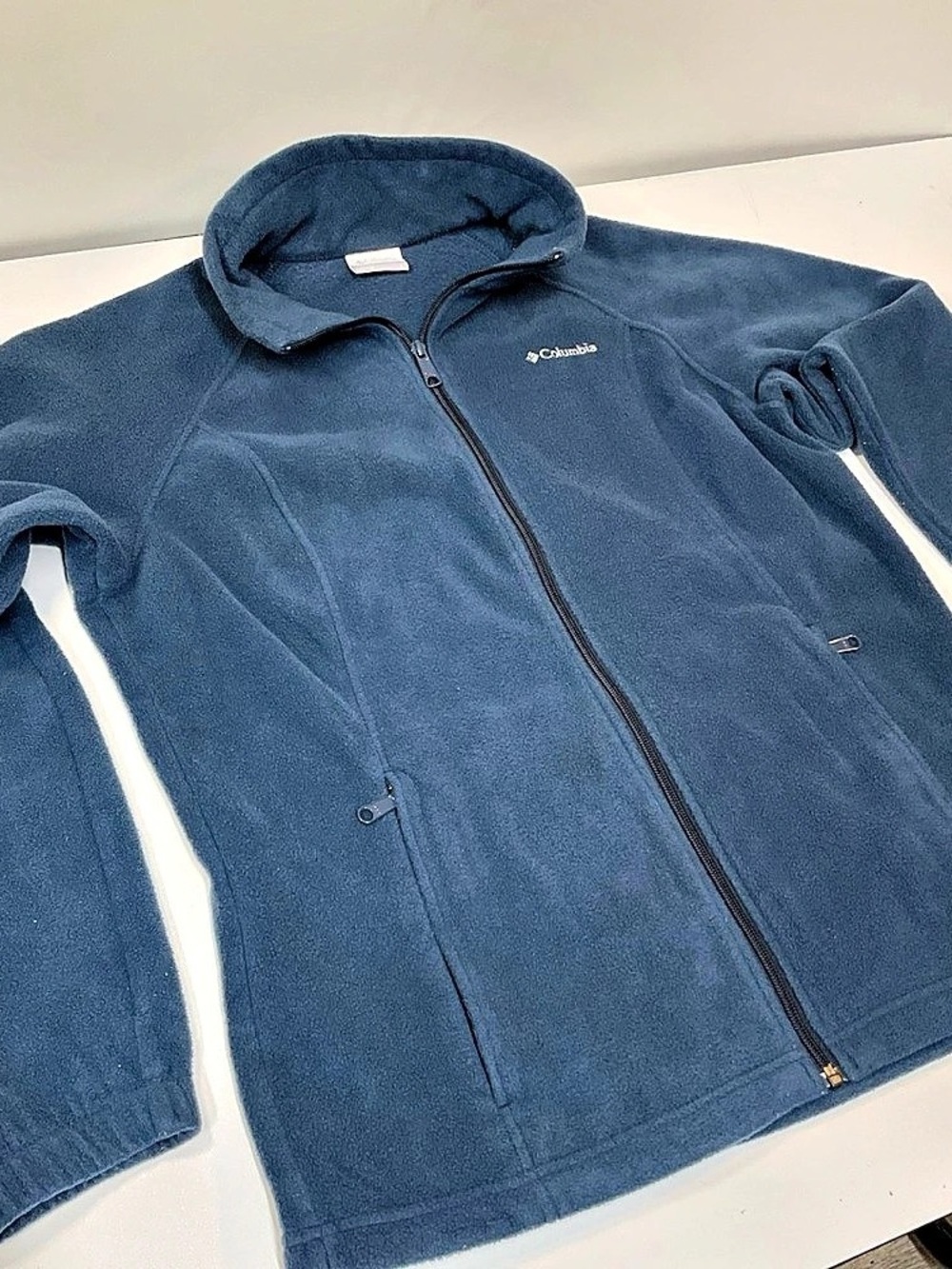 Columbia Steens Mountain Men's Fleece Jacket Size Large Blue
